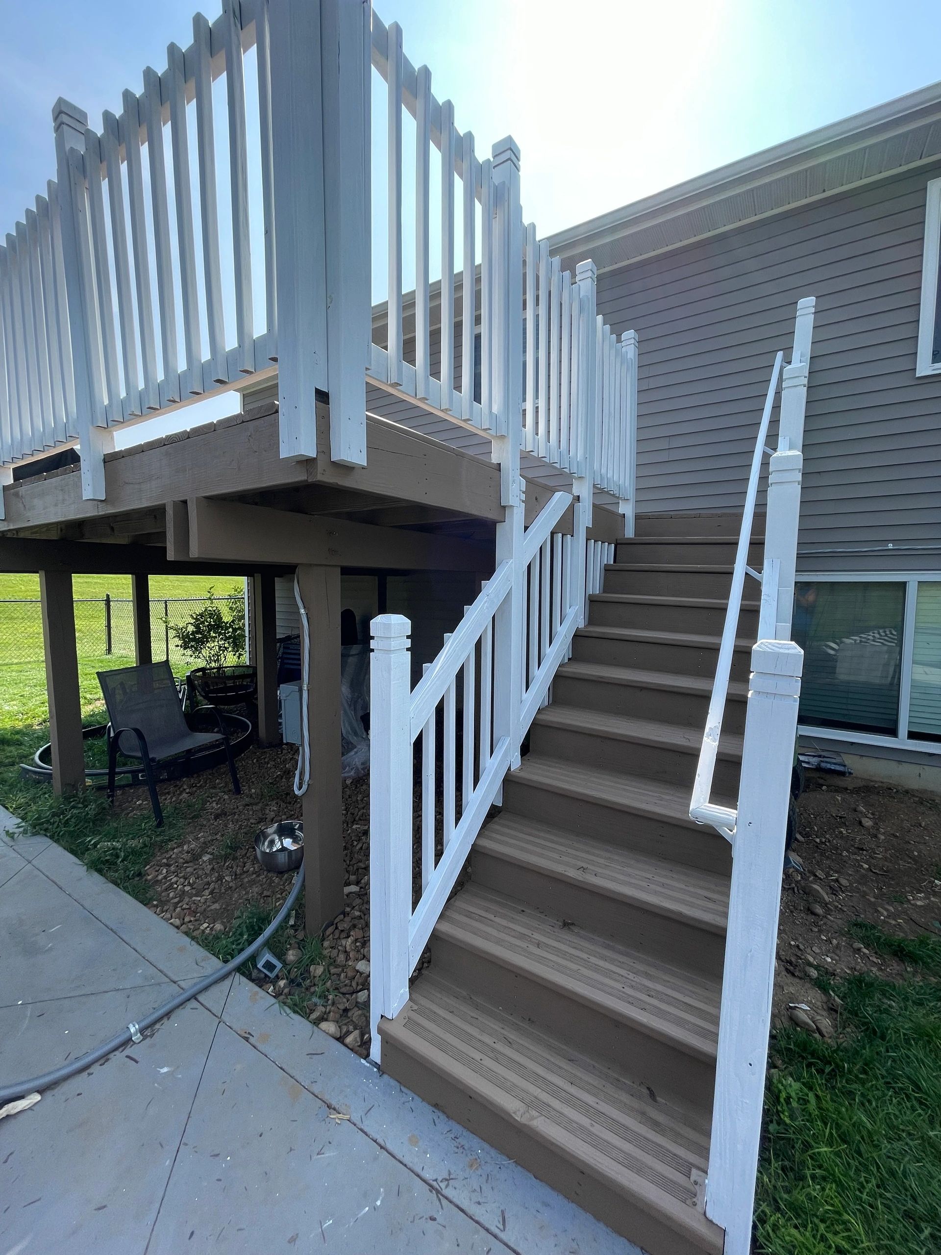 Deck surface after TruServCo staining